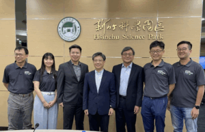 Chain Reaction Team with Hsinchu Science Park Director